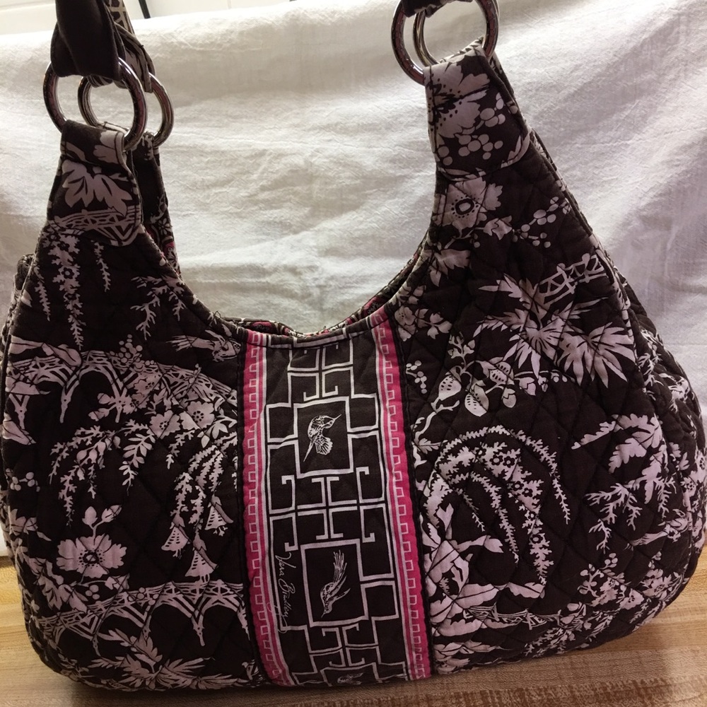 Brown and pink purse. Vera Bradley.